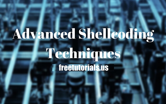 Advanced Shellcoding Techniques copy