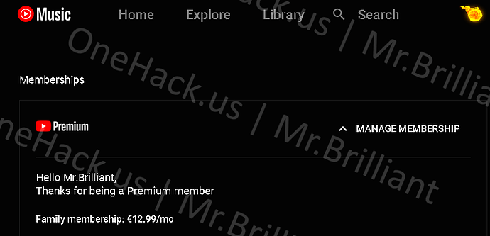 $15 YouTube LifeTime Premium + Music Auto UpgradeRenew Every Month Family Invitation Link On Your Existing Account