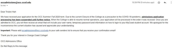 2020-03-18 22_47_58-Welcome to Orange Coast College - amit.available247@gmail.com - Gmail