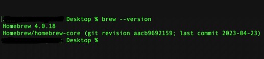 homebrew-installed