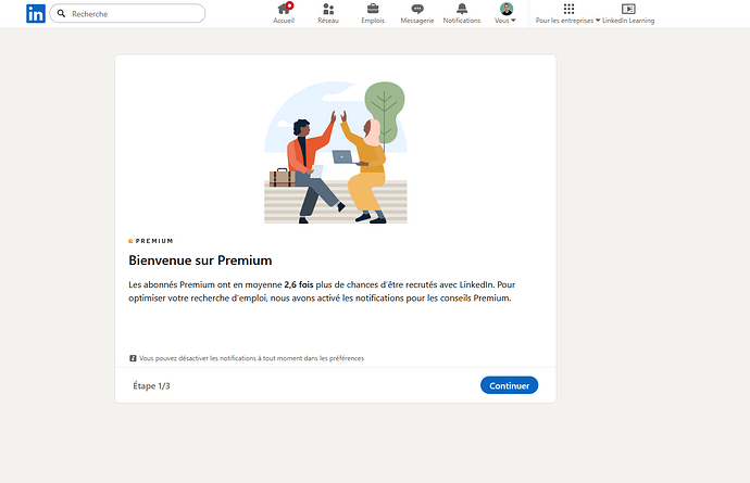 linkedin 3 month