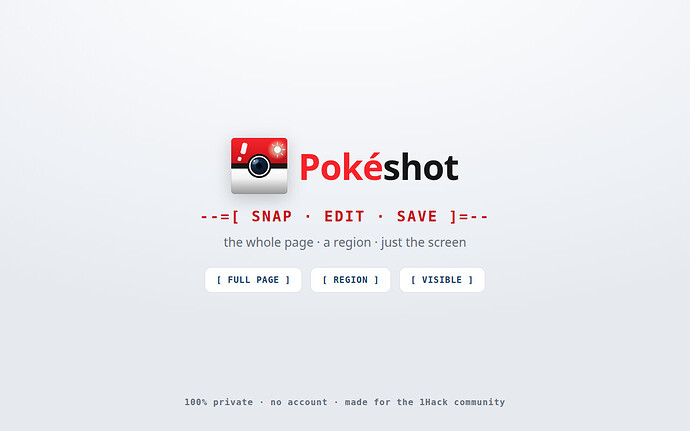 Pokéshot