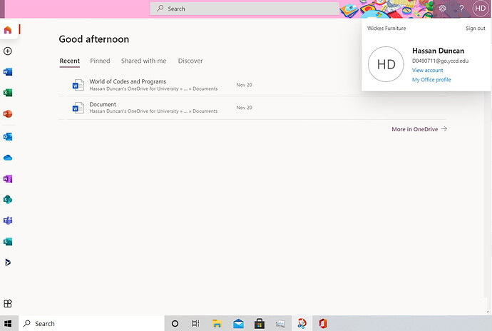 Proof for the Office 365