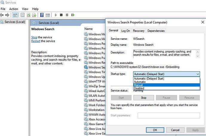 Disable-Windows-search-service