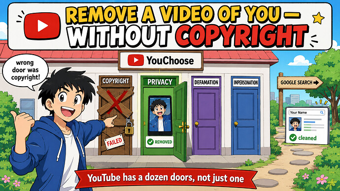 Remove a Video of You Without Copyright