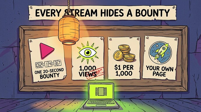 every stream hides a bounty