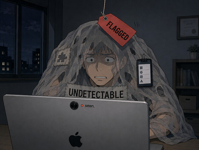 the see-through UNDETECTABLE cloak — the exam webcam saw it instantly