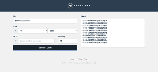 Namso%20Gen%20-%20Credit%20card%20numbers%20generator%20based%20on%20your%20own%20BIN%20pattern