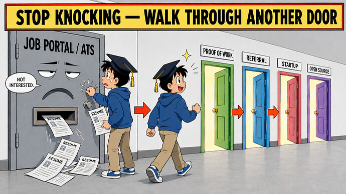 stop knocking walk through another door
