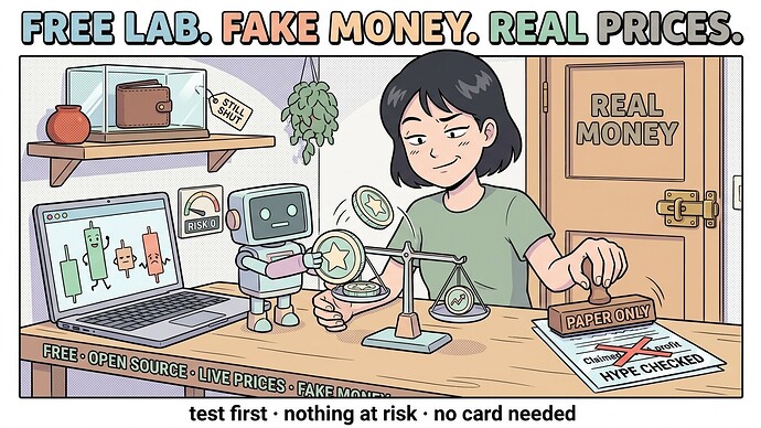 The Free Trading Lab — free lab, fake money, real prices