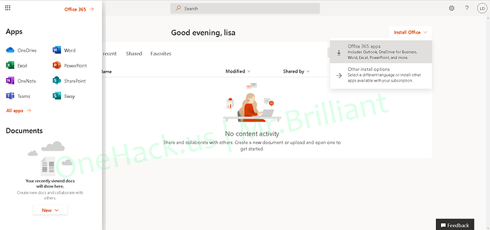 $2 Microsoft Office 365 LifeTime Private Accounts + 5 Devices + 1TB One Drive Pro Plus + PCMac