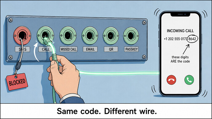 Same code. Different wire.
