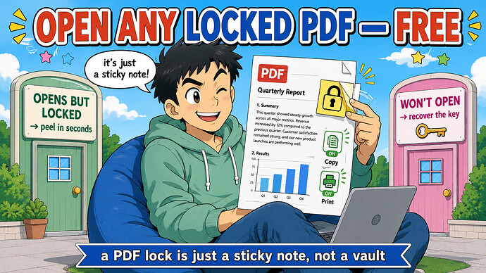 Open Any Locked PDF Free