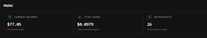 the balance right after the signup ā $77.05 of the $78 still there
