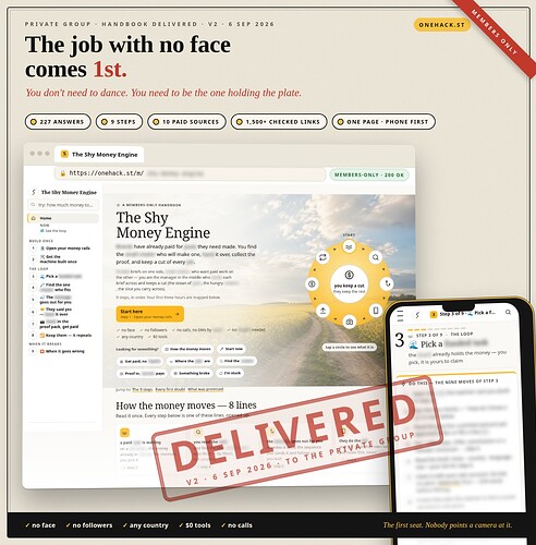 Delivered — the V2 handbook