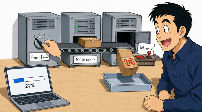 Reaching the Iran-only file server