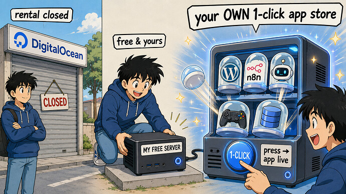 Your own one-click app store on a free box