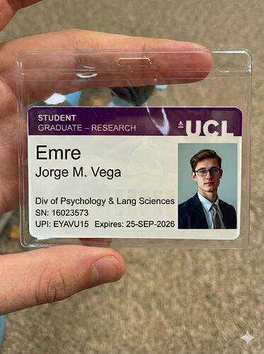 UCL Student ID
