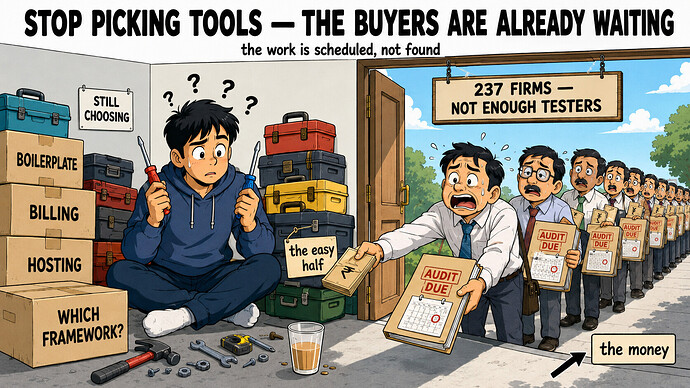Stop picking tools - the buyers are already waiting