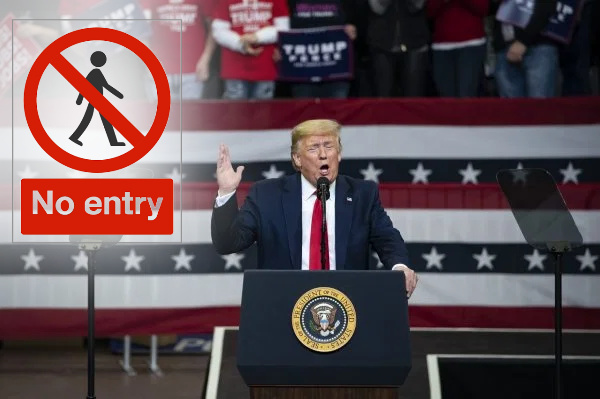 no entry united states trump